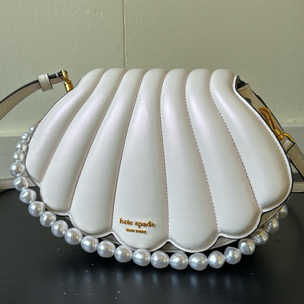 Kate Spade White Shell Purse